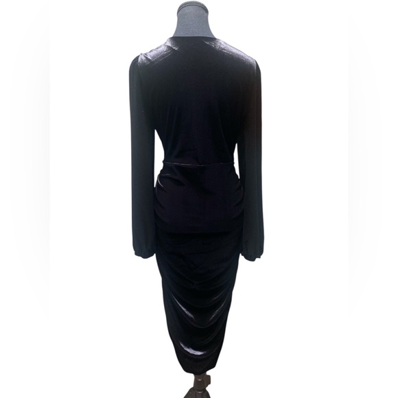 Inc International Black Long Sleeve Dress XL GUC - Picture 2 of 5